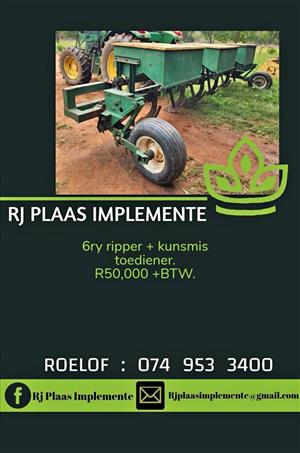 6 ry ripper met kunsmis toediener