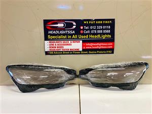 Volvo S60 left and right side headlight replacement lens (2018-2024)