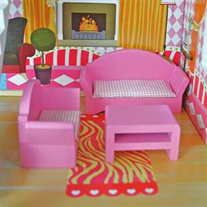 Emilys Wooden Dollhouse With Furniture  