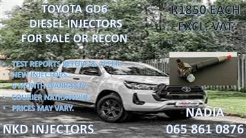 DIESEL INJECTORS FOR SALE FOR TOYOTA GD6