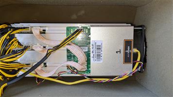 2x Antminer S9 bitcoin miners., used for sale  Krugersdorp