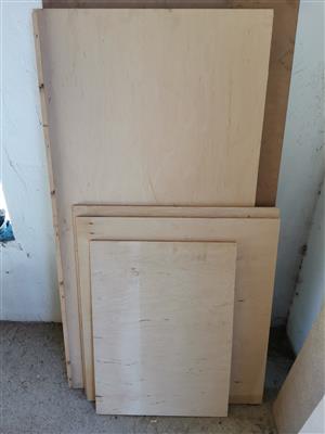Ply wood boards. 710mmx1400mm