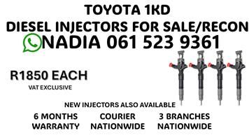 COMMON RAIL DIESEL INJECTORS FOR SALE. WE SELL OR RECONDITION. 