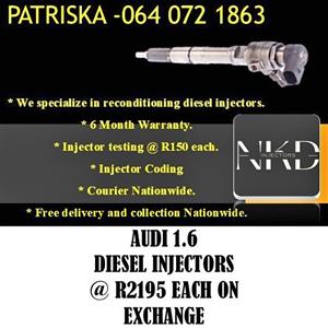 AUDI 1.6 DIESEL INJECTORS FOR SALE
