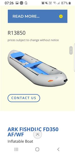  Ark inflatable boat
