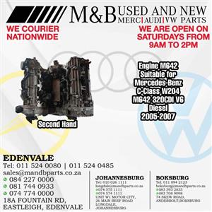 Engine M642 (Second Hand)  Suitable for Mercedes-Benz C-Class W204 M642 320CDI V6 Diesel 2005-2007