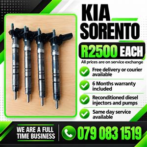KIA SORENTO 2.0 INJECTORS FOR SALE WITH WARRANTY 