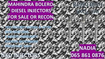 MAHINDRA BOLERO DIESEL INJECTORS FOR SALE NEW OR RECON