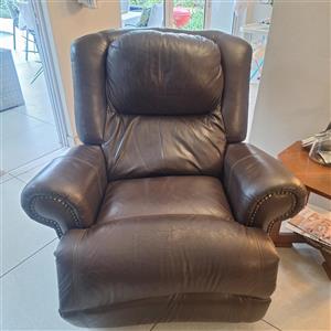 Recliners x2 Coricraft Genuine Leather