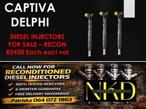 Quality diesel injectors for sale -Delphi Chev Captiva diesel injectors for sale