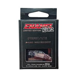 Ferrari F430 Widebody Grey - Die-Cast Enamel Keychain