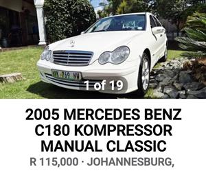 2005 Mercedes-Benz C180 Kompressor (W203) for sale