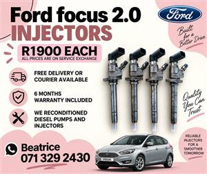 FORD FOCUS 2.0 INJECTORS FOR SALE WITH WARRANTY INCLUDED 