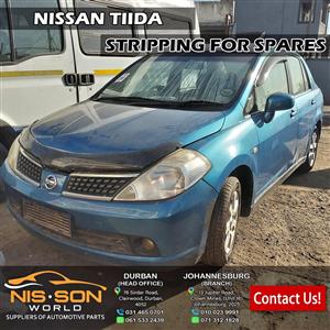 NISSAN TIIDA STRIPPING FOR SPARES