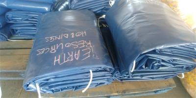 Heavy duty pvc truck covers/tarpaulins and cargo nets for super-link and tri_axle readily available