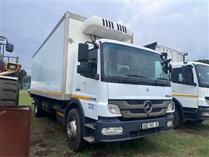 2014 Mercedes Benz 1528 Atego 8 ton refrigerated truck