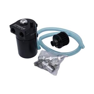 Epman Racing Oil Catch Can with Breather Filter (Black)