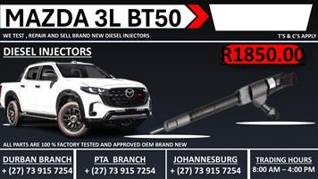 Mazda 3.0L BT50 Diesel Injectors 
