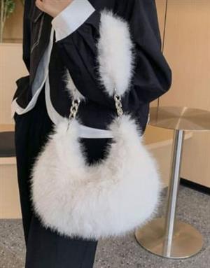 Stunning Fluffy Plush Bags 💜