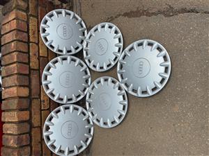 Audi Hubcaps 14" set of 6
