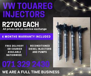 VW TOUAREG INJECTORS FOR SALE WITH WARRANTY 