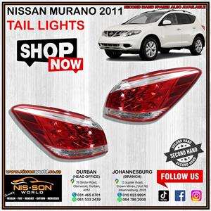 NISSAN MURANO 2011 TAIL LIGHTS