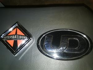 UD and International badges for sale