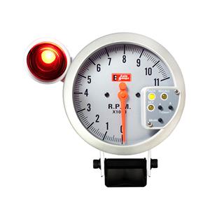 Autogauge 5″ Tachometre with Shiftlight & Recall (White Face)