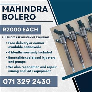 MAHINDRA BOLERO INJECTORS FOR SALE WITH WARRANTY 