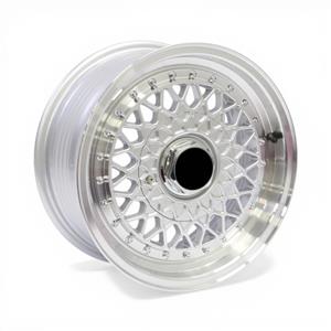 15″ M7534 5/100 & 5/114 Silver Machined Lip Alloy Wheels