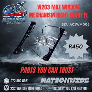  Mercedes-Benz W203 Right Front Window Mechanism FL