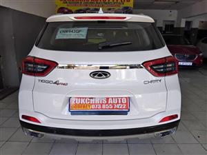 2023 CHERY TIGGO 4PRO 1,5 AUTOMATIC SUNROOF PETROL  WHITE COLOUR  LEATHER SEATS REVERSE