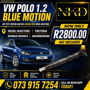 Vw Polo 1.2L BlueMotion Diesel injectors 