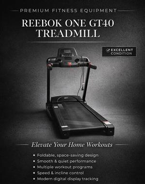 Reebok treadmill (only used a couple of times)