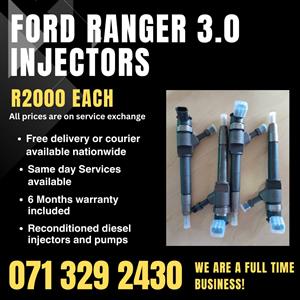FORD RANGER 3.0 INJECTORS FOR SALE WITH WARRANTY 