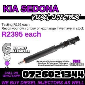 Kia Sedona diesel injectors for sale
