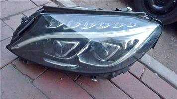 Mercedes Benz w205 double xenon headlights 