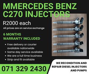 MERCEDES BENZ C270 INJECTORS FOR SALE WITH WARRANTY INCLUDED 