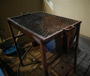 Braai Halfdrum with strong frame