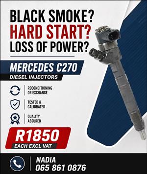 MERCEDES C270 NEW DIESEL INJECTORS FOR SALE