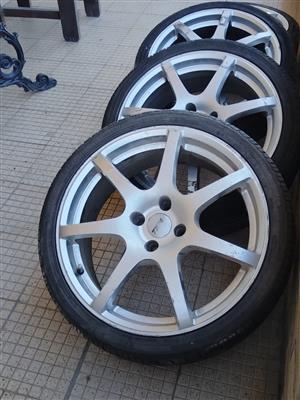 17' rims without tyres
