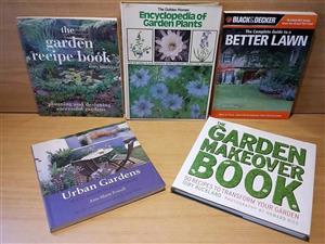 5 Gardening books.