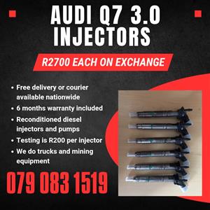AUDI Q7 3.0 INJECTORS FOR SALE WITH WARRANTY INCLUDED 