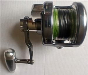 Maxel SL09L (2-Speed, Lever Drag, Left-Handed, 40lb+ drag):