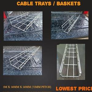 electrical cable trays and baskets