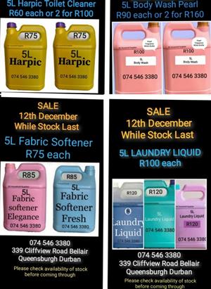 5L Liquid Detergents