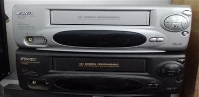 Sansui VCR, with remote in perfect working condition. Two to choose from.