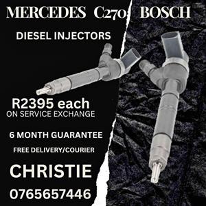 Mercedes C270 Bosch  Diesel Injectors for sale