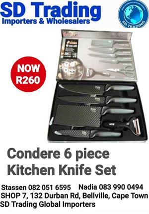Condere 6 piece Kitchen Knife Set