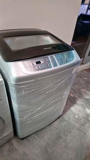 SAMSUNG WOBBLE 13KG WASHING MACHINE GREAT WORKING ORDER SILVER AND BLACK DELIVERY AVAILABLE